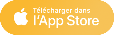 Bouton de téléchargement pour application mobile de détaxe disponible sur l'Apple Store